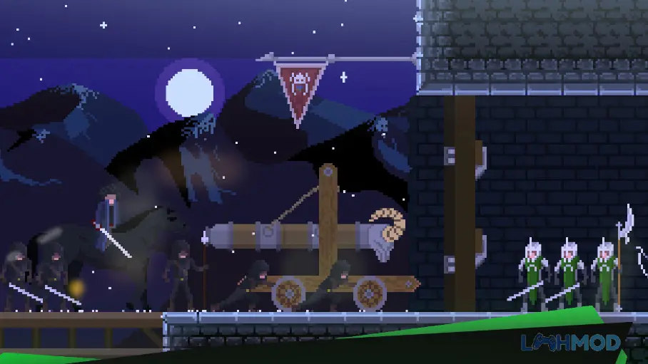 Ảnh 3 của Tải Draconian Conquest of Dawnbird Mod Apk 1.2.14 (Vô Hạn Tiền) cho Android Cảnh chiến đấu kịch tính của Tedoras trong Draconian Conquest of Dawnbird