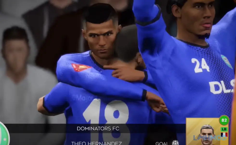 Ảnh 4 của Tải Dream Pro Soccer League 23 Apk 1.19 cho Android iOs Cảnh sân vận động và các cầu thủ trên sân