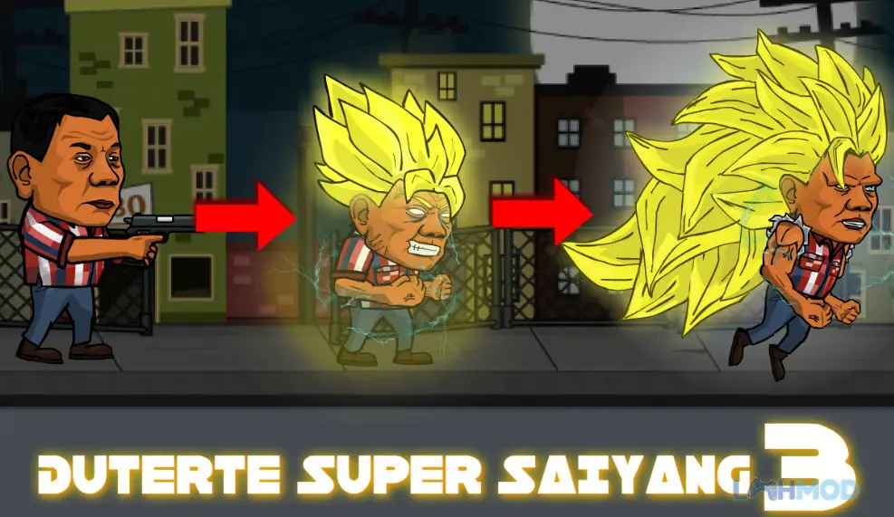 Ảnh 4 của Tải Duterte Fighting Crime 2 Mod Apk 3.5 (Free Shopping) cho Android iOs Duterte đang chiến đấu trên đường phố với súng