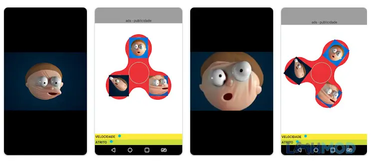Ảnh 3 của Tải Elastic Man Apk 60 cho Android iOs Cận cảnh khuôn mặt Elastic Man biến dạng khi va chạm