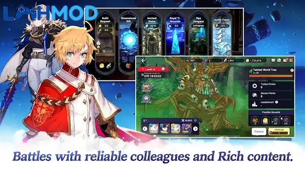 Ảnh 1 của Tải Eroica MOD APK 1.5.1 (Menu) cho Android iOS Eroica MOD mang đến dàn nhân vật tuyệt vời với kỹ năng đa dạng