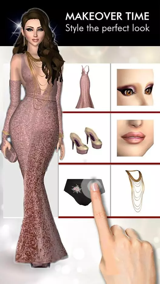 Ảnh 4 của Tải Fashion Empire Mod APK 2.96.0 (Vô hạn tiền/vé, Mở khóa VIP) Cảnh sàn diễn thời trang lộng lẫy trong Fashion Empire Mod