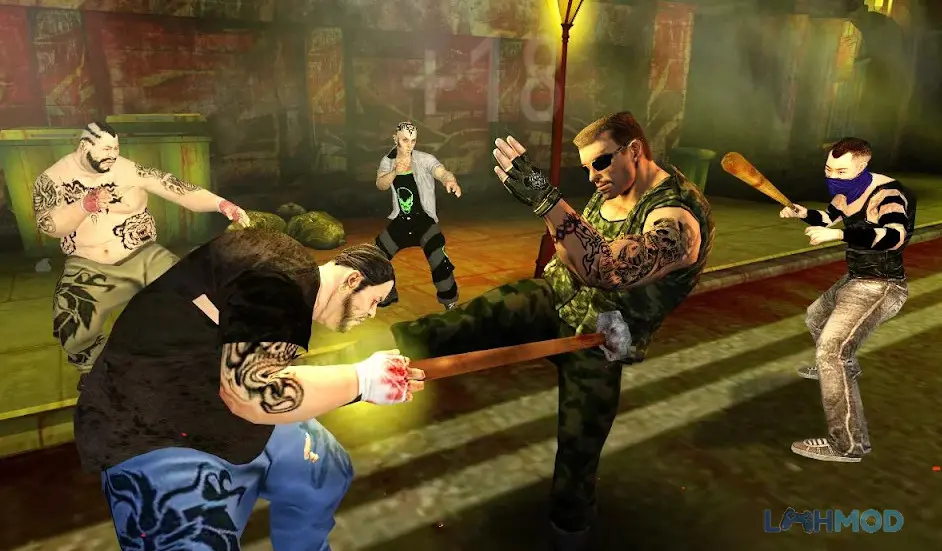 Ảnh 2 của Tải Fight Club-Fighting Games Apk 2.4 cho Android iOs Alt text mô tả cảnh chiến đấu trong Fight Club-Fighting Games