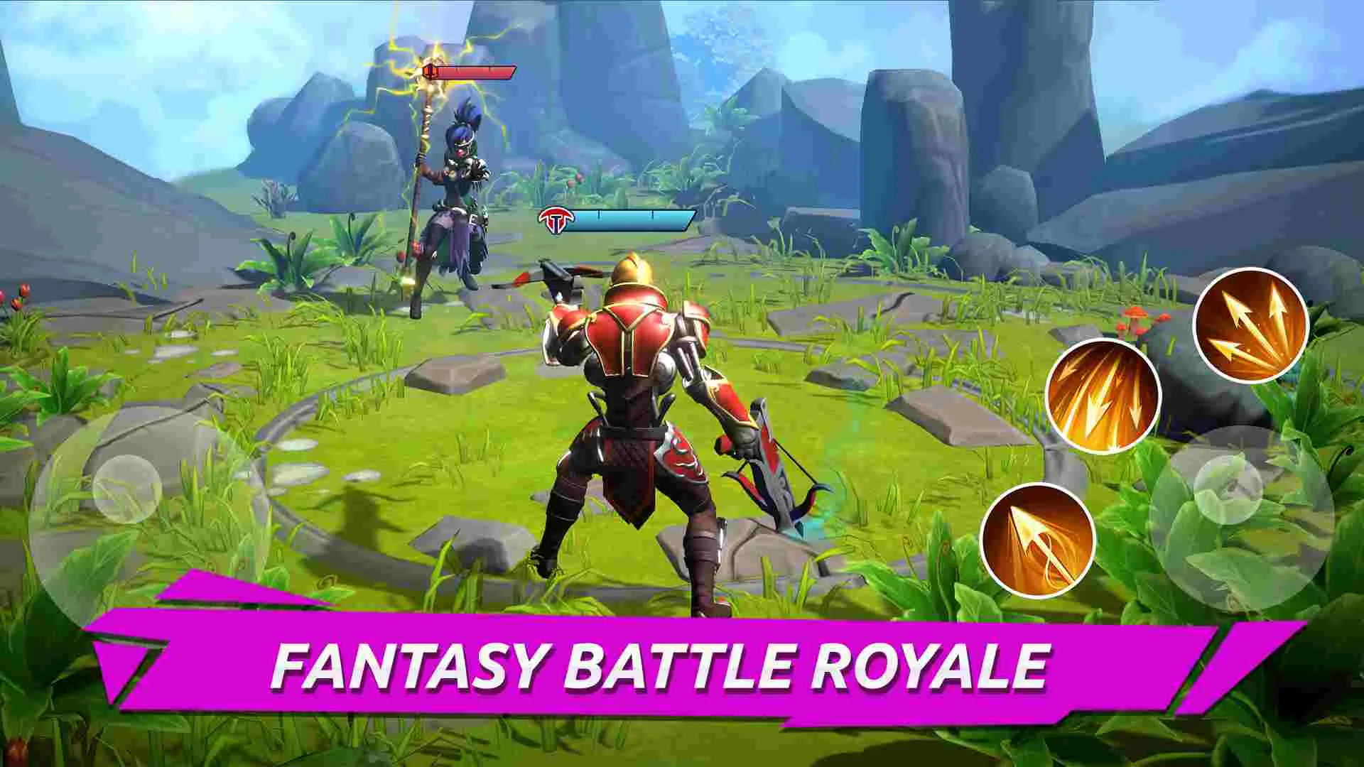 Ảnh 3 của Tải game FOG – MOBA Battle Royale Game Mod APK 0.53.0 (Tăng Sát Thương) Cảnh giao diện chính của game FOG Mod với các tùy chọn chiến đấu