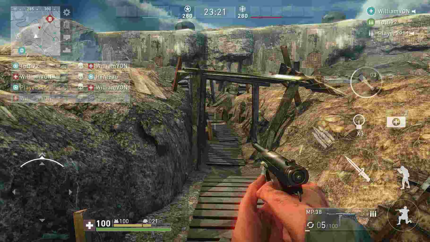 Ảnh 1 của Tải game Ghosts of War Mod APK 0.2.18 (Menu, Vô Hạn Đạn) Kho vũ khí đa dạng với súng ống và cận chiến trong Ghosts of War