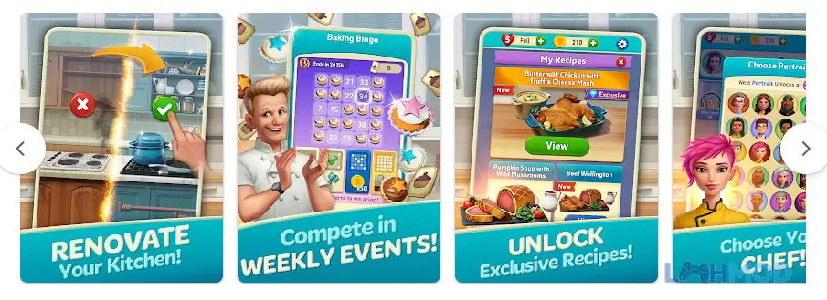 Ảnh 3 của Tải Gordon Ramsay Chef Blast Apk 1.57.0 cho Android iOs Nhiều phần thưởng và sự kiện hấp dẫn