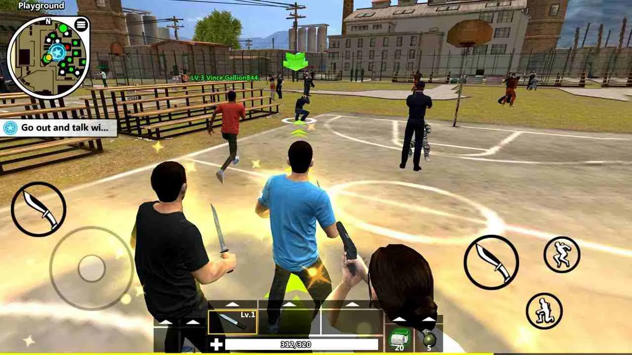 Ảnh 3 của Tải game Grand Crime Gangster Mod APK 1.10 (Vô Hạn Đạn) Nhiệm vụ từ NPC trong Grand Crime Gangster Mod