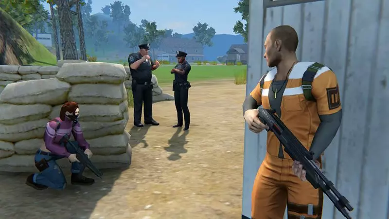 Ảnh 5 của Tải game Grand Crime Gangster Mod APK 1.10 (Vô Hạn Đạn) Người chơi chuẩn bị chiến đấu trong Grand Crime Gangster Mod