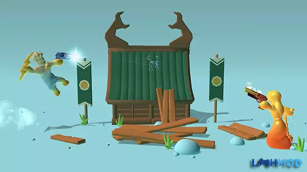 Ảnh 3 của Tải Gumslinger MOD APK 3.2 (Mở khóa tất cả vũ khí) Android iOS Giao diện chọn súng hoặc nhân vật trong Gumslinger