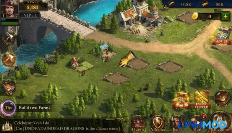 Ảnh 4 của Tải Guns of Glory: The Iron Mask Apk 7.25.10 Cảnh nhân vật chính được giải cứu trên khinh khí cầu