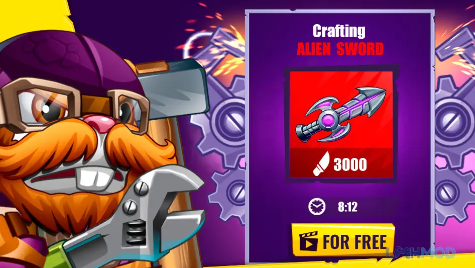 Ảnh 2 của Tải Hamsters PVP Fight for Freedom Mod Apk 2.00 (Free Rewards, Fast Bonus) cho Android iOs Giao diện chiến đấu của Hamsters PVP Fight for Freedom