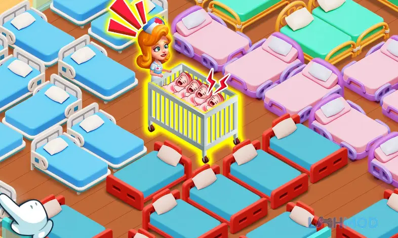 Ảnh 4 của Tải Happy Hospital Doctor ASMR Apk v1.0.84 cho Android iOs Hình ảnh một bác sĩ đang điều trị cho bệnh nhân trong Happy Hospital Doctor ASMR