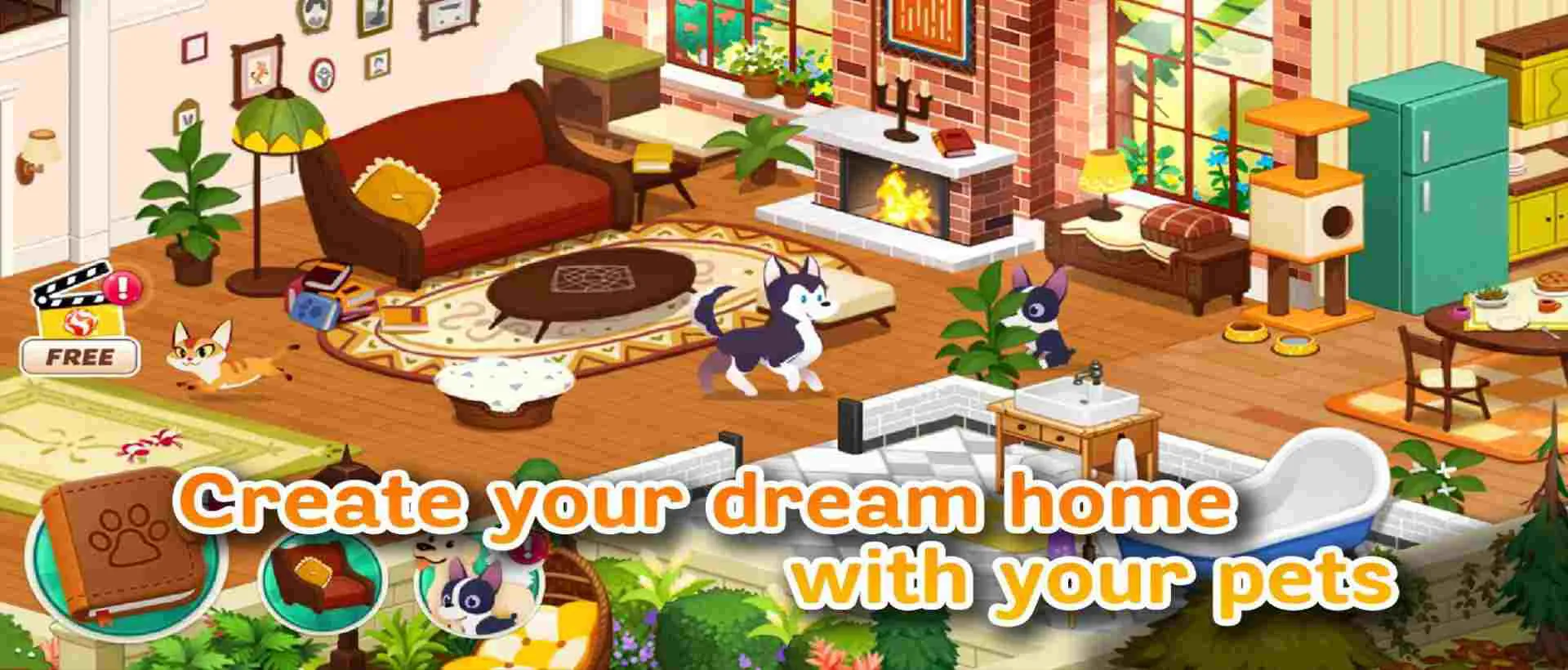 Ảnh 4 của Tải game Hellopet House Mod APK 3.8.1 (Vô hạn tiền) Tải game Hellopet House Mod để trải nghiệm chăm sóc thú cưng và trang trí nhà cửa