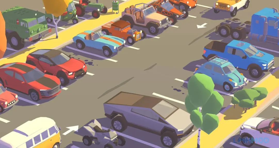 Ảnh 2 của Tải game Hillside Drive Mod Apk 0.8.6-67 (Mở khóa) cho Android iOs Người chơi điều khiển xe vượt địa hình đồi dốc trong Hillside Drive