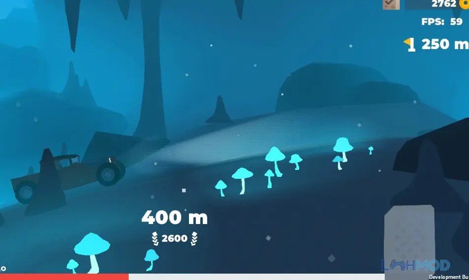 Ảnh 3 của Tải game Hillside Drive Mod Apk 0.8.6-67 (Mở khóa) cho Android iOs Đường đua hiểm trở với nhiều chướng ngại vật và khúc cua gắt trong Hillside Drive