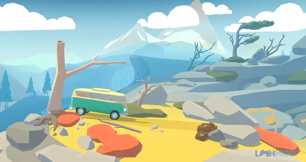 Ảnh 4 của Tải game Hillside Drive Mod Apk 0.8.6-67 (Mở khóa) cho Android iOs Màn hình lựa chọn và nâng cấp các loại xe khác nhau trong game Hillside Drive