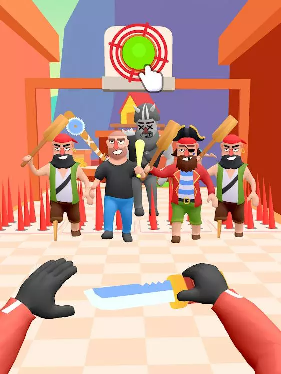 Ảnh 3 của Tải game Hit Master 3D Mod APK 1.7.7 (Vô Hạn Tiền) Pha hành động kịch tính trong Hit Master 3D Mod với vụ nổ từ thùng dầu