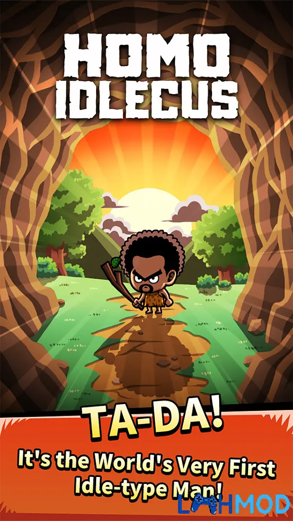 Ảnh 2 của Homo Idlecus Mod Apk 2.85 (Bất tử, Menu, Sát thương) Cảnh chiến đấu trong Homo Idlecus