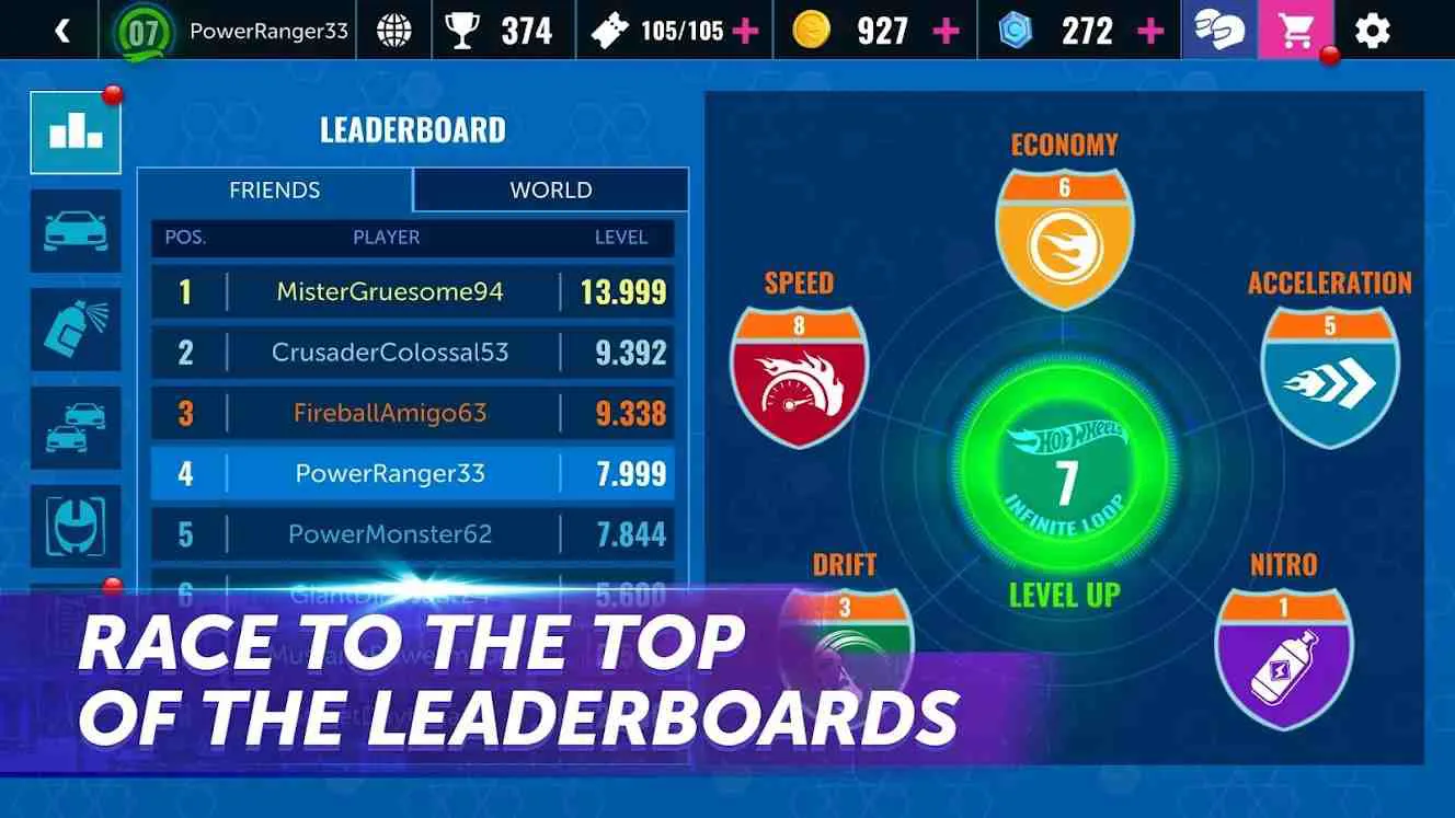 Ảnh 4 của Hot Wheels Infinite Loop Mod APK 1.35.0 (Chỉ có bạn trên đường đua) Người chơi đang download Hot Wheels Infinite Loop Mod, hiển thị logo game