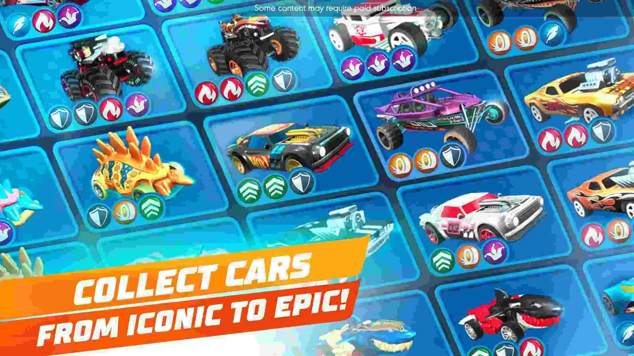 Ảnh 1 của Tải Hot Wheels Unlimited Mod APK 2022.1.0 (Menu, Mở Khóa Tất Cả) Cảnh một chiếc xe Hot Wheels màu đỏ nổi bật trên đường đua cam đặc trưng