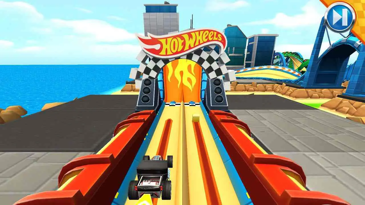 Ảnh 2 của Tải Hot Wheels Unlimited Mod APK 2022.1.0 (Menu, Mở Khóa Tất Cả) Giao diện chọn xe trong Hot Wheels Unlimited với nhiều mẫu xe đua độc đáo