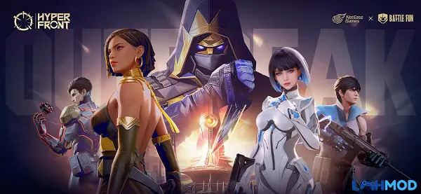 Ảnh 2 của Hyper Front Lite Mod Apk 1.5.1 (Vô hạn tiền) Người chơi trong giao diện game Hyper Front Lite