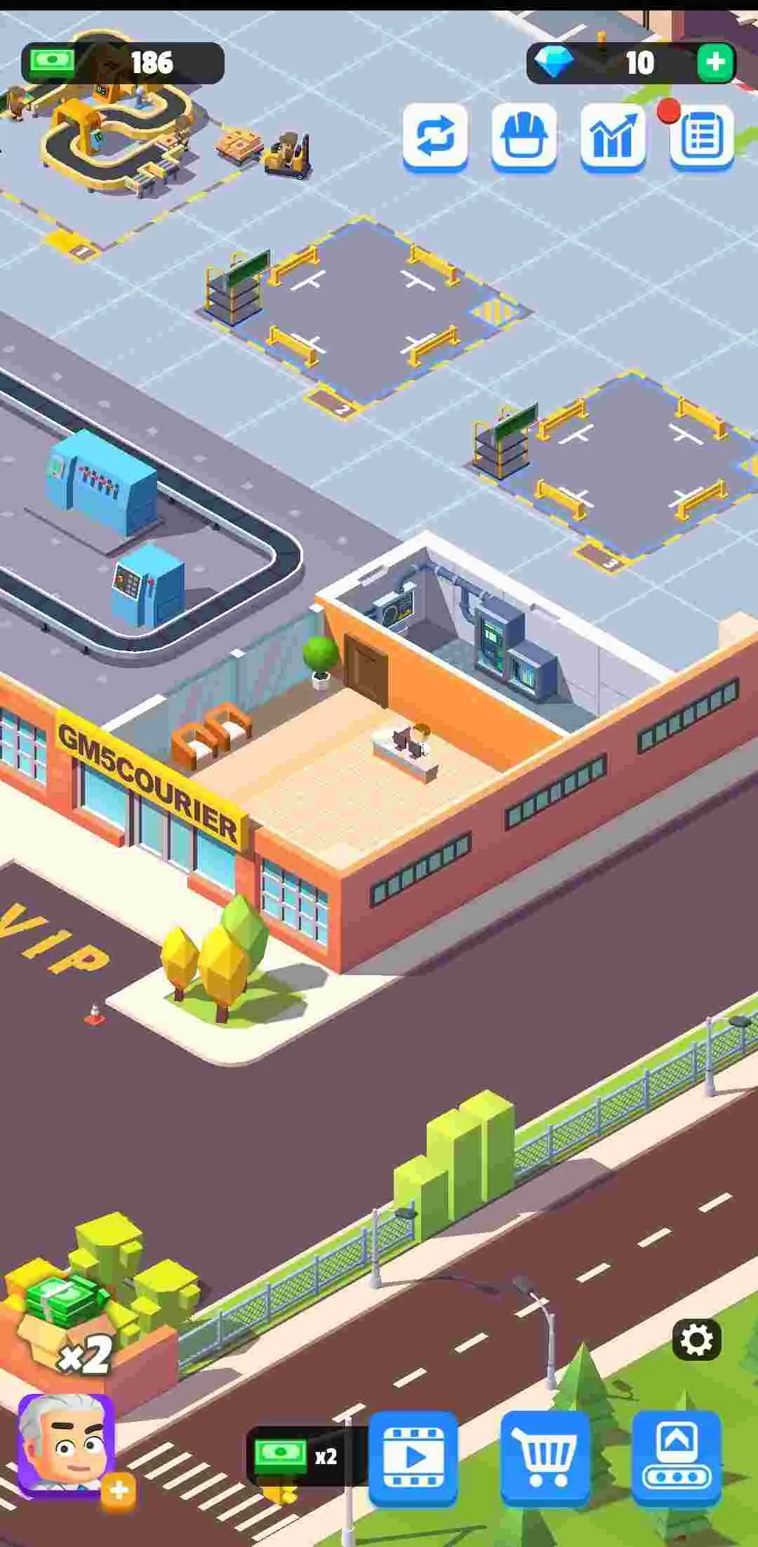 Ảnh 4 của Tải Idle Courier Tycoon Mod APK 1.31.7 (Menu, Vô Hạn Tiền) Game Idle Courier Tycoon Mod hack