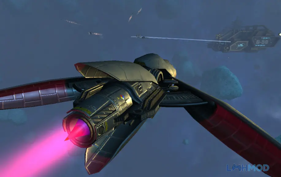 Ảnh 2 của Tải game Interstellar Pilot 2 Mod Apk 2.0.52 (Vô Hạn Tiền) cho Android iOs Giao diện chọn và tùy chỉnh tàu vũ trụ trong game