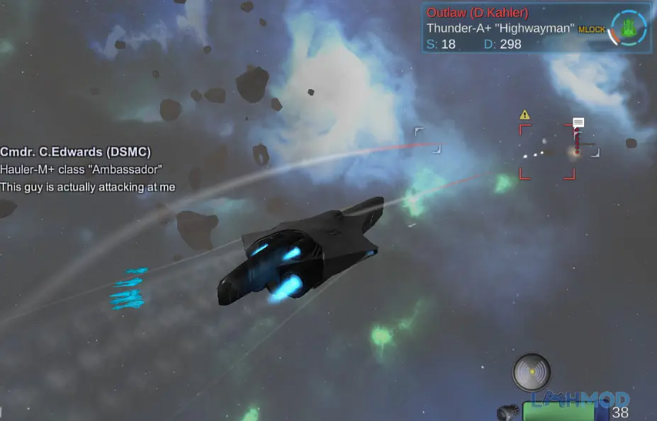 Ảnh 3 của Tải game Interstellar Pilot 2 Mod Apk 2.0.52 (Vô Hạn Tiền) cho Android iOs Cảnh một hạm đội tàu vũ trụ đang bay qua trạm không gian