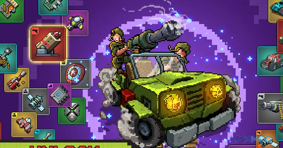 Ảnh 2 của Tải Jackal Army Retro Shooting Mod Apk 0.0.1511 (Vô Hạn Tiền) cho Android iOs Giao diện điều khiển đơn giản trong Jackal Army Retro Shooting