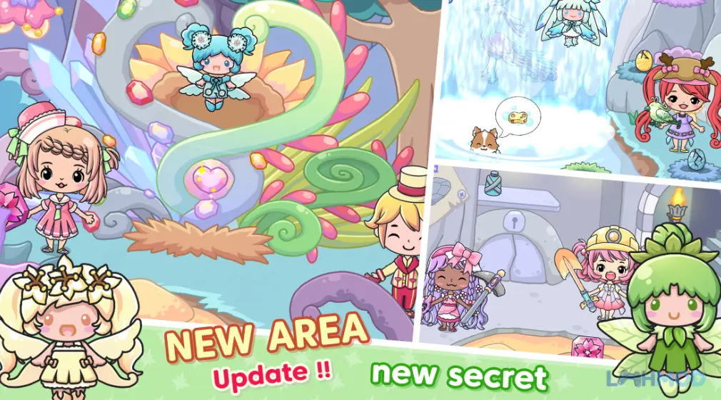 Ảnh 1 của Jibi Land Princess Castle Mod Apk 2.2.1 (Mua hàng Free) – LMHMOD Các nàng công chúa đáng yêu trong lâu đài cổ tích của Jibi Land