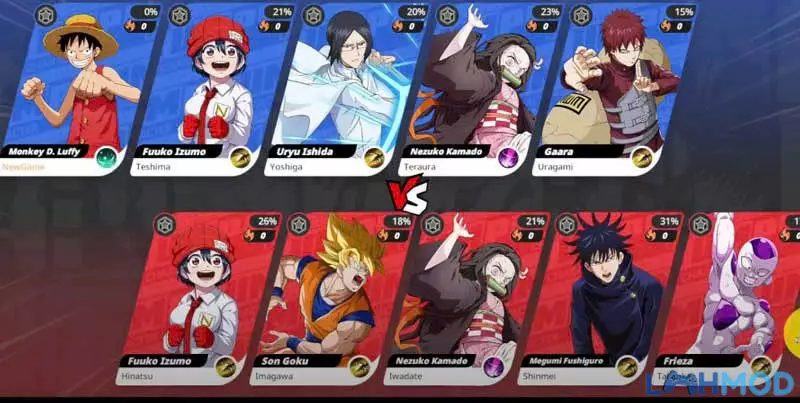 Ảnh 4 của Download Jump Assemble Apk v2.1.0 Phiên Bản Mod Mới Nhất Những trận chiến PvP kịch tính với đội hình 5v5 trong Jump Assemble