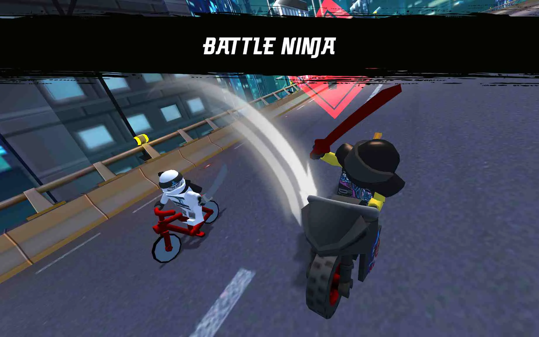 Ảnh 5 của Tải game LEGO NINJAGO: Ride Ninja Mod APK v20.5.430 (Mở Khoá Tất Cả) Các tùy chọn nâng cấp vũ khí và xe mô tô trong game