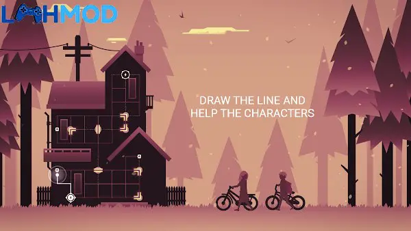 Ảnh 2 của Linea MOD APK 1.2.1 (Mở Khóa Level) cho Android iOS Giải quyết hàng trăm câu đố trong Linea