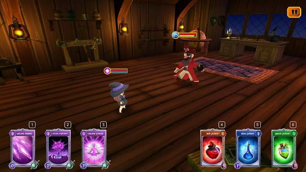 Ảnh 3 của Tải game Mathmages Mod APK 2.6.37 (Vô hạn tiền) Giao diện Mathmages Mod trên điện thoại di động