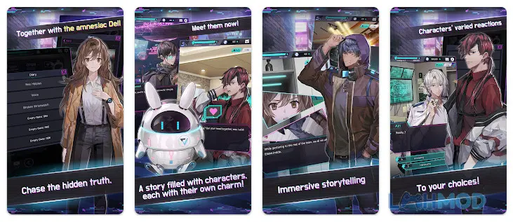 Ảnh 3 của Tải Mayday Memory Mod Apk 1.13.0 (Free Box,DLCs,Unlocked) cho Android iOs Nhân vật trong game Mayday Memory đang trò chuyện