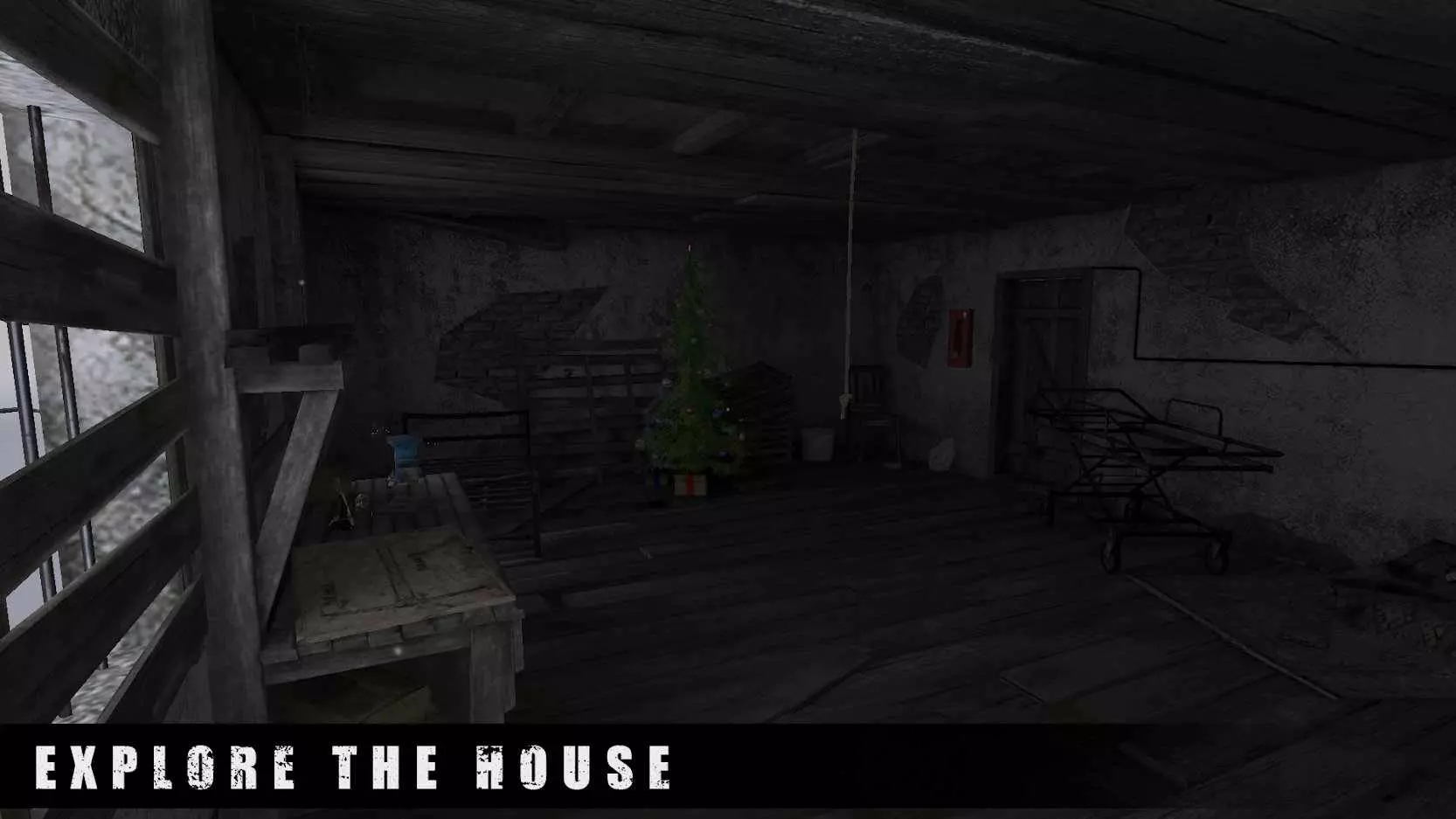 Ảnh 4 của Tải game METEL HORROR ESCAPE Mod APK V1.05 (Mở khóa mặt nạ) Hình ảnh một màn chơi đầy thách thức trong Metel Horror Escape mod apk