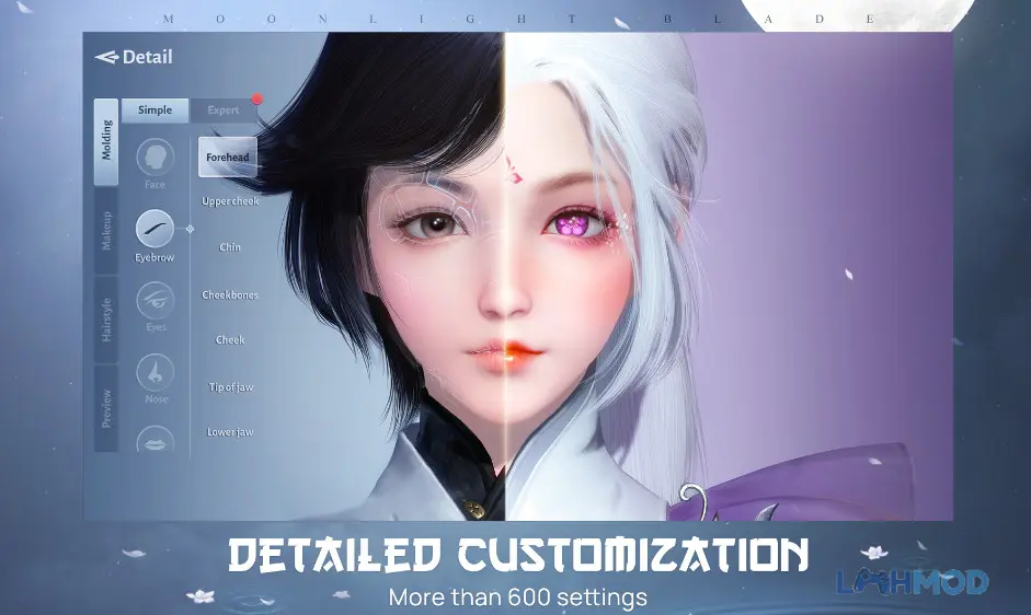 Ảnh 2 của Tải Moonlight Blade Apk 0.0.5 cho Android iOs Nhân vật trong Moonlight Blade đang thể hiện kỹ năng chiến đấu