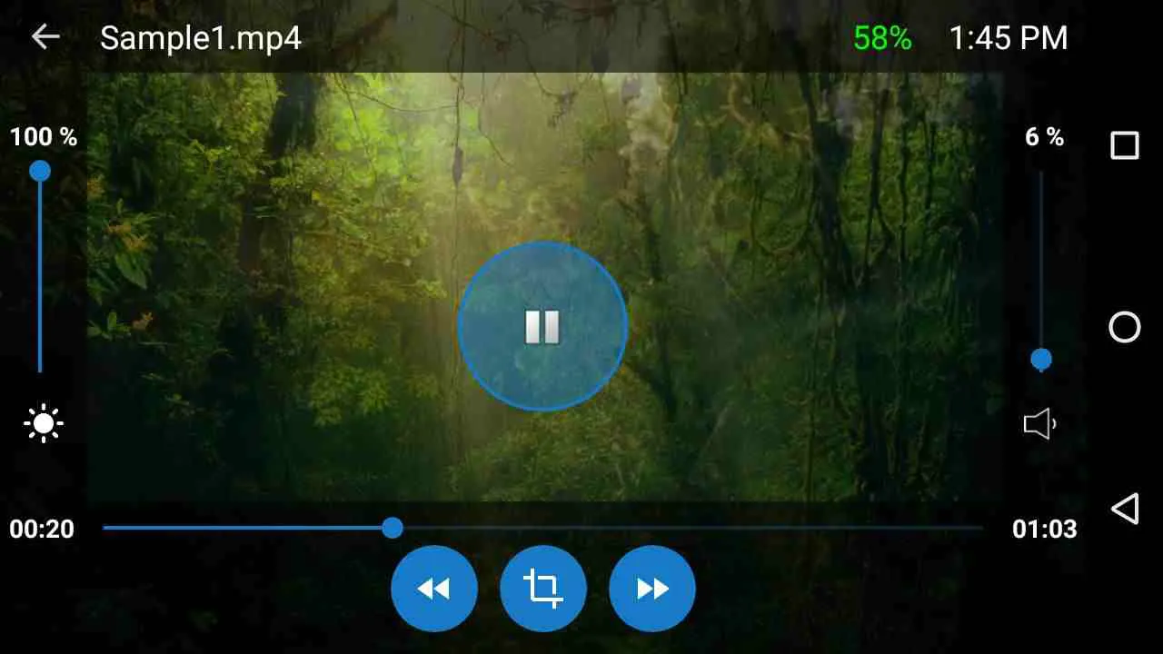 Ảnh 4 của MX Player Pro Mod APK 1.47.7 (Mở Khóa, Patched, AC3, DTS Lite Tính năng điều khiển cử chỉ trên MX Player Pro Mod