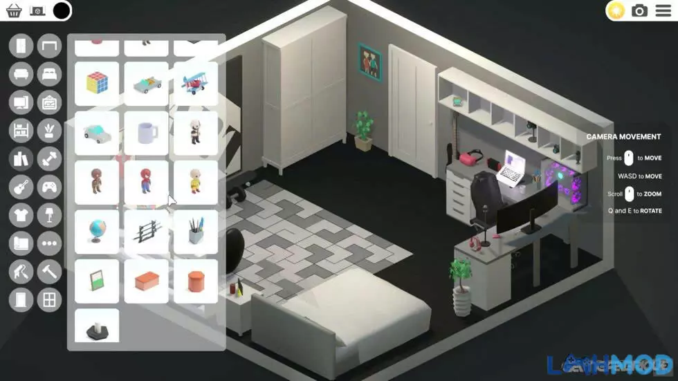 Ảnh 3 của Tải Hack My Dream Setup Apk v20240727 (Vô Hạn Tiền) Mới Nhất Cho Android Tùy chỉnh nội thất màu sắc tại My Dream Setup Apk