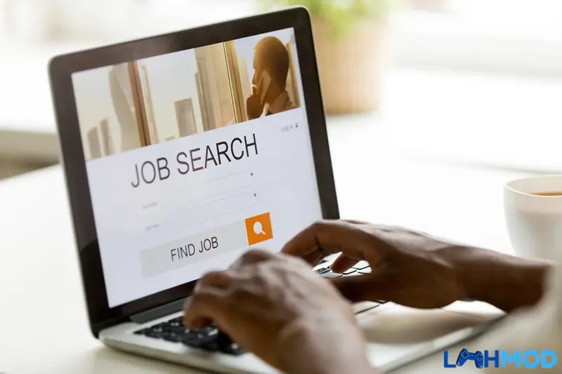 Ảnh 3 của Tải MyWork Apk 1.1.3 cho Android Giao diện MyWork với các tùy chọn tài khoản và ngành nghề