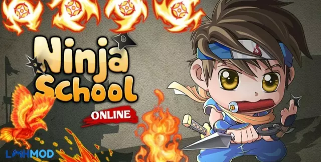 Ảnh 2 của Tải Ninja School Mod Apk v2.4.0 (mở khóa tất cả) cho Android, IOS Giao diện chọn nhân vật và lớp học trong Ninja School Mod