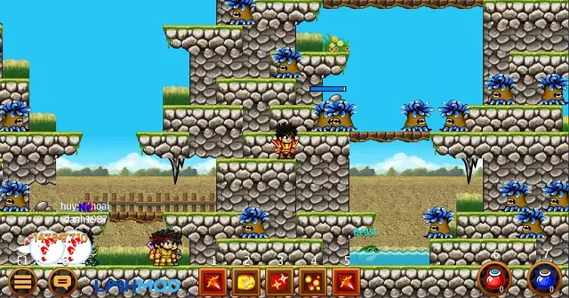 Ảnh 5 của Tải Ninja School Mod Apk v2.4.0 (mở khóa tất cả) cho Android, IOS Màn hình hiển thị cấp độ và các thông tin nhân vật trong Ninja School Mod