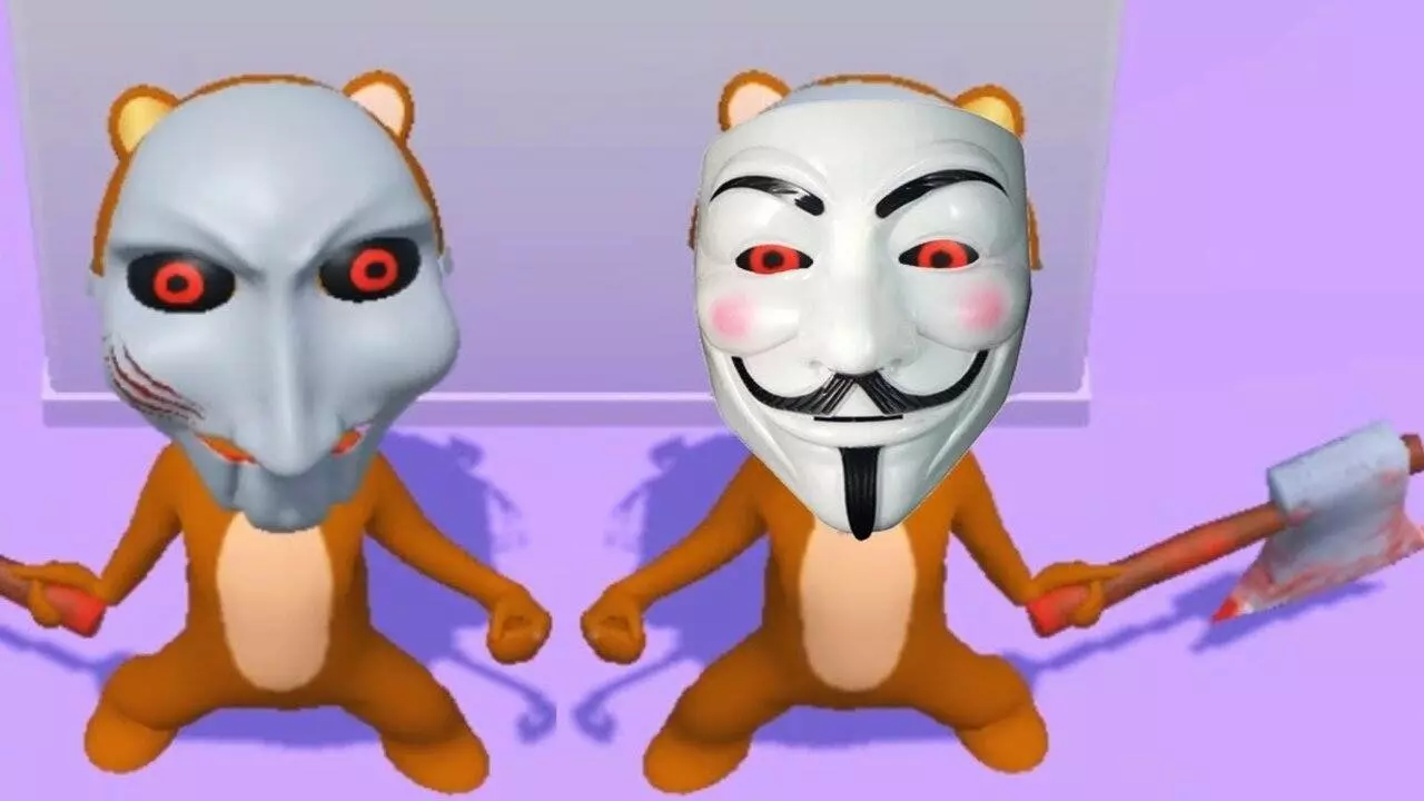 Ảnh 2 của No One Escape Mod APK 1.5.6 (Menu, Mở Khóa, Vô Hạn Tiền) Hình ảnh bản đồ game với các lối đi và nhân vật đang chạy trốn