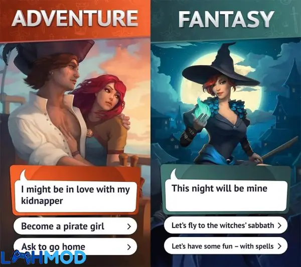 Ảnh 3 của Novelize MOD APK 54.0.9 (Lựa chọn cao cấp miễn phí) Nhân vật trong Novelize đang suy nghĩ về lựa chọn của mình