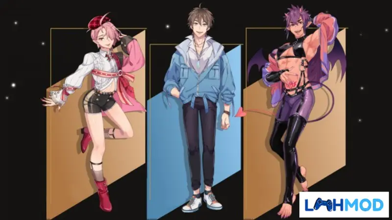 Ảnh 4 của Tải Nu: Carnival Apk 1.0.3 cho Android Thiết kế nhân vật nam quyến rũ trong game