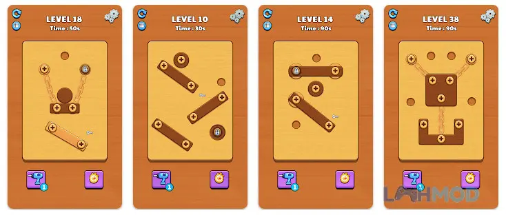 Ảnh 4 của Tải Nut Master Screw the Bolts Apk 1.0.15 cho Android iOs Giao diện tùy chỉnh của Nut Master Screw the Bolts với phong cách khác