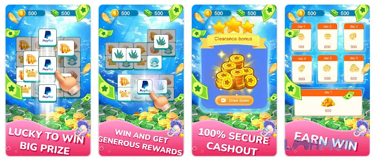 Ảnh 3 của Tải Ocean Game 2023 Apk 1.0.1.4 cho Android iOs Giao diện Ocean Game 2023 với các sinh vật biển đáng yêu và các khối hình