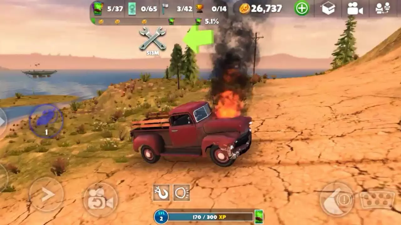 Ảnh 5 của Off The Road Mod APK v1.17.2 (Vô Hạn Tiền, Mở Khóa VIP) Cận cảnh xe đua Off The Road Mod với đồ họa chi tiết