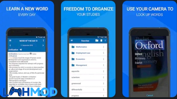 Ảnh 3 của Tải ứng dụng Oxford Dict of English & Thes APK 12.1.811 cho Android iOS Tính năng lưu trữ và quản lý từ vựng trong Oxford Dict of English & Thes